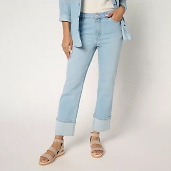 Martha Stewart Denim - Martha Stewart Light Blue Ankle/full Jeans